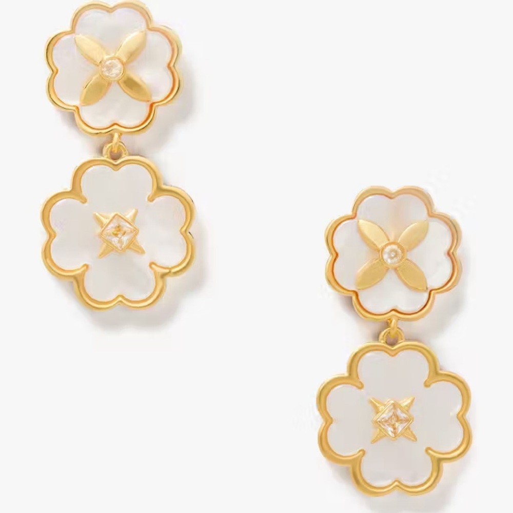 Kate Spade Heritage Bloom Drop Earrings